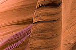 Waves of sandstone in Upper Antelope Canyon, AZ.