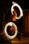 Performers pleasing a crowd during a 'Fire Show' in Cozumel, Mexico.